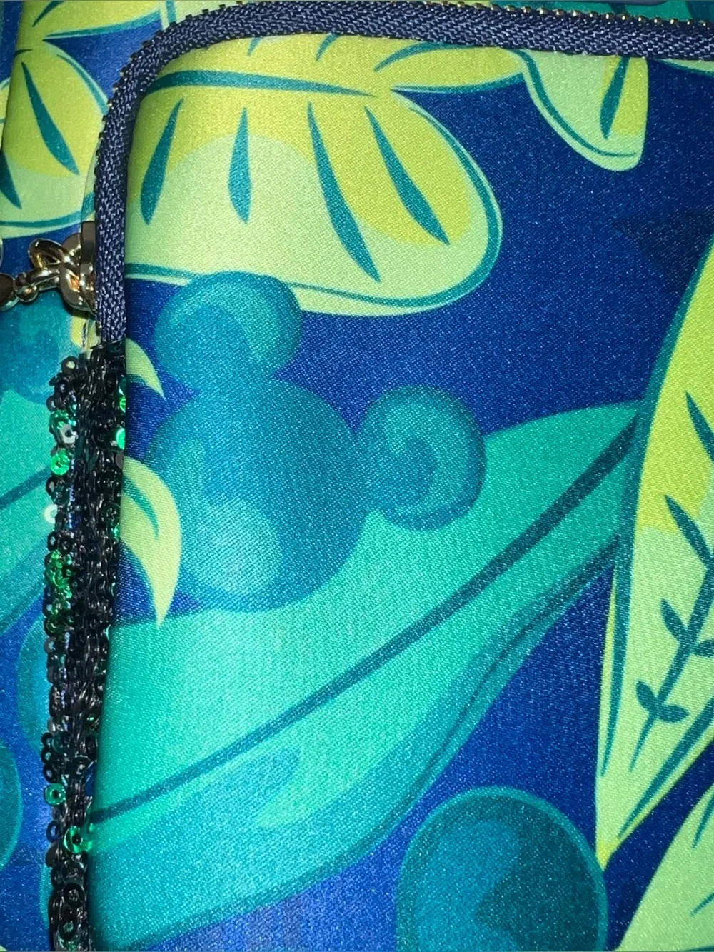 NWT Loungefly Disney Aulani Resort Hawaii Hidden Mickey Sequin Bow Backpack